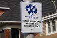 A new Neighbourhood Watch Windsor sign is displayed on Hall Avenue in Windsor, Ontario.  (Windsor Star files)