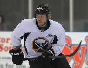 Former Windsor Spitfire and current Buffalo Sabre Steve Ott skates Tuesday, July 10, 2012, at the WFCU Centre in Windsor, Ont. (Windsor Star / DAN JANISSE)