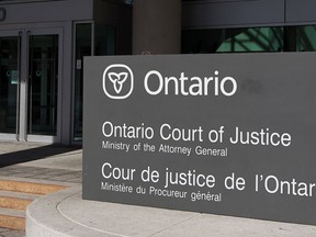 File photo of Ontario Court of Justice in Windsor, Ont. (Windsor Star files)