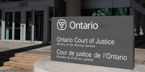 File photo of Ontario Court of Justice in Windsor, Ont. (Windsor Star files)