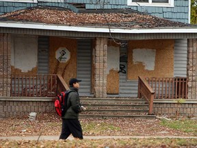 File photo of boarded up homes in the Indian Road area of Windsor, Ont. (Windsor Star files)