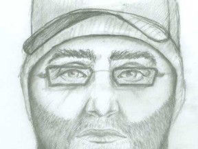 Essex County OPP released on Wednesday, Nov. 14, 2012, the sketch of a male they believe is connected to rash of recent break-ins in St. Clair Beach and Russell Woods.(Essex County OPP Handout)