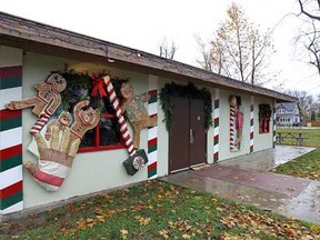 The warming house is shown in Amherstburg, Ont. on Monday, November 12, 2012. The festive warming house will open this weekend is part of the River Lights Winter Festival.                   (TYLER BROWNBRIDGE / The Windsor Star)