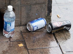 File photo of garbage on a sidewalk.(Windsor Star files)