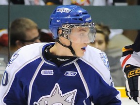 Amherstburg's Kyle Shaw of the Leamington Flyers is a former member of the Sudbury Wolves. (OHL Images)