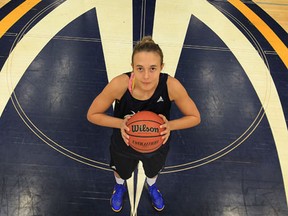 Lancers forward Jessica Clemencon is poised to break the all time women's basketball scoring title for the Lancers. (DAN JANISSE/The Windsor Star)