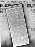 The Record becomes The Border Cities Star in September 1918. The front page contained an announcement by founder and publisher W.F. Herman. (Windsor Star files)