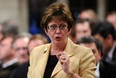 Human Resources Minister Diane Finley a question during Question Period in the House of Commons on Parliament Hill in Ottawa on  June 21, 2012. THE CANADIAN PRESS/Sean Kilpatrick