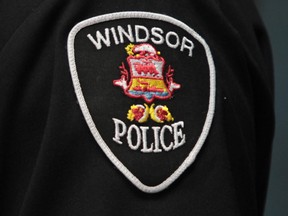 The shoulder badge of a Windsor police officer is shown in this file photo. (Jason Kryk / The Windsor Star)