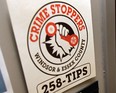 Crime Stoppers door at their office. (Windsor Star files)