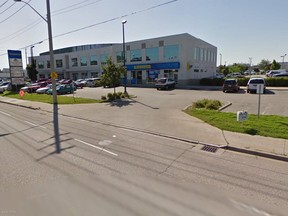 The driveway to the commercial plaza at 2425 Tecumseh Rd. East in Windsor, Ont. is shown in this undated Google Maps image.