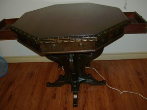Drum table reproduction: $350