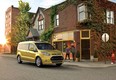 The Transit Connect Wagon is based on Ford's Transit Connect commercial van. It has the high roof of the van but trades its industrial-looking hood for the tapered nose and trapezoid grille of Ford's cars. (AP Photo/Ford, Steve Petrovich)
