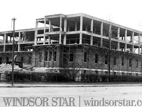 Feb.1944-Work continues on the new three and a half story addition to grace Hospital. (The Windsor Star-FILE)