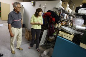 File photo: Richard Renaud, IRIS board chair, and Anne Ryan, executive director, look over damaged areas at the IRIS Residential Inns and Services building on Ouellette Avenue in Windsor on Friday, June 11, 2010.after  extensive damage during heavy rains. (Windsor Star files)