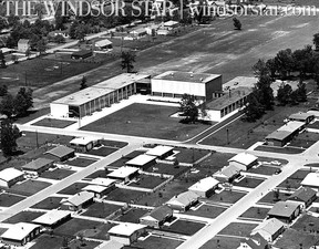 June 23/1961-Aerial view of Vincent Massey Collegiate South Windsor. (The Windsor Star-FILE)