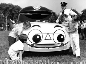 AUG.7/62-"Mr Beep" the talking car was touring eight Windsor parks this summer. (The Windsor Star-FILE)