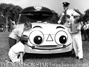 AUG.7/62-"Mr Beep" the talking car was touring eight Windsor parks this summer. (The Windsor Star-FILE)