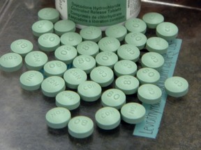 OxyContin pills are shown in this 2010 file photo. (Dan Healy / Regina Leader Post)