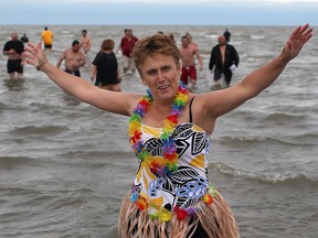The 4th annual Polar Splash will take place Sunday at West Belle River Beach. (DAX MELMER/The Windsor Star)