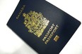 A Canadian passport.