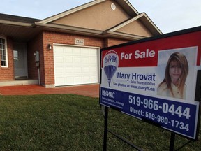 A home for sale in the East Riverside area of Windsor on Nov. 14, 2012. The home is one part of a four-unit structure. (NICK BRANCACCIO/The Windsor Star)