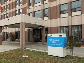 The Rose Garden Villa long term care facility is seen in Windsor on November 9, 2012. (TYLER BROWNBRIDGE / The Windsor Star)