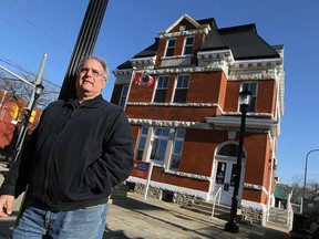 David Grimaldi is shown in Olde Sandwich Towne in Windsor, Ont. on Wednesday, November 7, 2012. After a lengthy legal battle with Hilary Payne and the Ambassador Bridge company was settled business in the area may now be able to receive grant money to improve their properties.                (TYLER BROWNBRIDGE / The Windsor Star)