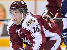 The Spitfires acquired defenceman Trevor Murphy from the Peterborough Petes Thursday. (Terry Wilson/OHL Images)