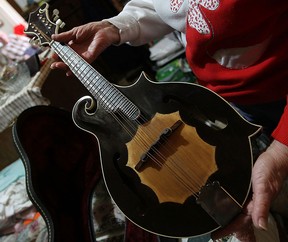 April 5, 2011 file photo of a mandolin made by Harold Robbins, who has been making violins and other musical instruments in his Windsor home for over 50 years. (Windsor Star files)