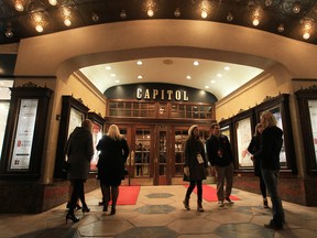 Guests watch a film at the opening of the 2012 Windsor International Film Festival at the Capitol Theatre in this file photo.  (DAN JANISSE/The Windsor Star)