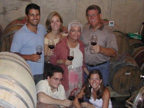 File photo of the Mitchell family from 2006 when Sprucewood opened: Steve Mitchell, left, winemaker Tanya Mitchell, Hannah and Gord Mitchell, Jake Mitchell, front, and Marlaina Auger. Hannah  (Windsor Star files)