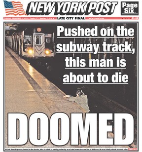 New York Post front page