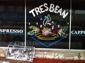 Tres Bean cafe, at 1473 Ottawa St., was hit by a fire early in the morning Saturday, Dec. 29, 2012. The cause is undetermined and damage is estimated at $200,000. (DAX MELMER/ The Windsor Star)