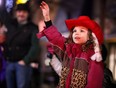 Emilie Menard waves to Santa at the 2012 Essex Santa Claus Parade on Talbot Street North Saturday, Dec. 8, 2012. (Windsor Star files)