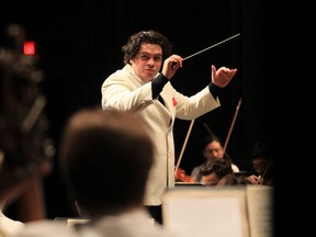 Cristian Macelaru conducts the Windsor Symphony Orchestra on Friday, Dec. 14, 2012 at the Capitol Theatre in Windsor.  (JASON KRYK/The Windsor Star)