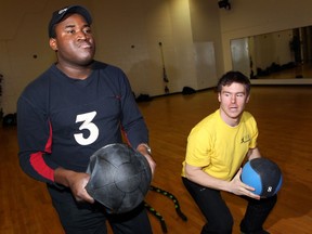 Joel Parent, 27, takes part in the adaptive physical education program involving autistic citizens at the University of Windsor Human Kinetics faculty December 18, 2012. (NICK BRANCACCIO/The Windsor Star)