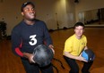 Joel Parent, 27, takes part in the adaptive physical education program involving autistic citizens at the University of Windsor Human Kinetics faculty December 18, 2012. (NICK BRANCACCIO/The Windsor Star)