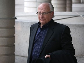 Tracy Bevington leaves the Ontario Court of Justice in downtown Windsor, Wednesday, Dec. 19, 2012.  (DAX MELMER/The Windsor Star)