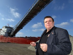 Files: Jack Frye, COO of Southwestern Sales Corp.stands near a ship at the Port of Kingsville. (NICK BRANCACCIO/The Windsor Star)