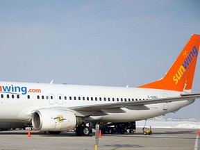 A Sunwing plane is seen in this file photo. (Tyler Brownbridge/The Windsor Star)