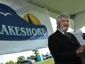 Lakeshore Mayor Tom Bain is seen in this file photo. (Tyler Brownbridge/The Windsor Star)