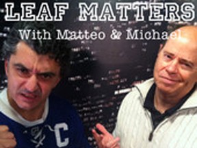 River Canard's Mike Langlois, right, and Matteo Codispoti host a podcast called Leaf Matters.