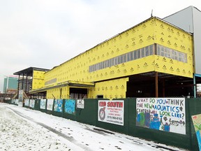 Windsor's new aquatic centre is only 19 weeks away from having its pool being filled with 1.4 million gallons of water. (TYLER BROWNBRIDGE / The Windsor Star)