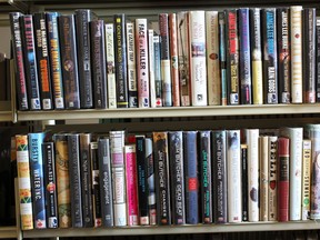 A shelf of books is pictured in this 2011 file photo. (DAN JANISSE/The Windsor Star)