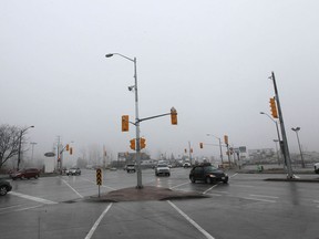 The intersection of Cabana and Provincial Rd. has opened after an extensive upgrading project. It is shown Monday, Dec. 3, 2012, in Windsor, Ont.  (DAN JANISSE/The Windsor Star)