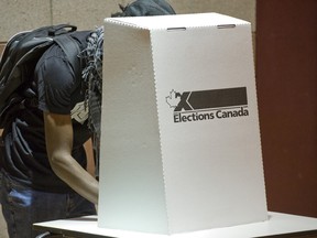 There's a trend - fewer Canadians are voting. (ROGERIO BARBOSA/AFP/Getty Images)