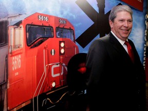 Canadian National railway CEO E. Hunter Harrison  in this 2005 file photo. (Postmedia News files)