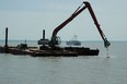 Dredging the mouth of Wheatley Harbour in 2006.(Windsor Star files)