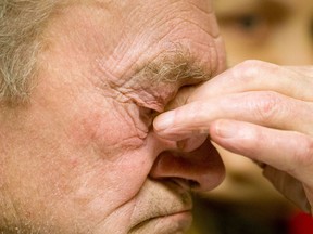 Constantly rubbing your eyes can encourage keratoconus. (AFP / Getty Images)